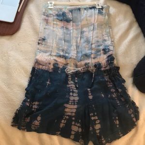 Hard tail tie dye romper